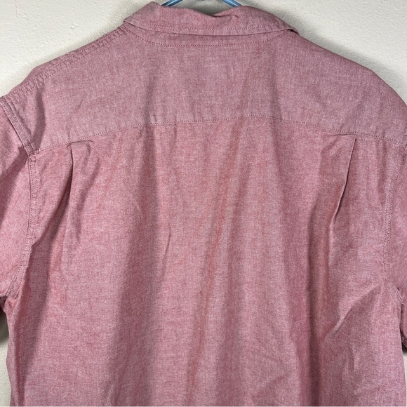 XL WRANGLER BRICK RED SHORT SLEEVE COMFORT FLEX BUTTON FRONT SHIRT STRETCH CASUA - Picture 4 of 8